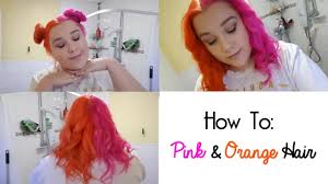 If your hair isn't horribly riddled with orange, a hair gloss can be used for toning your hair. Dying My Hair Pink And Orange La Riche Directions Shannon Davies Youtube