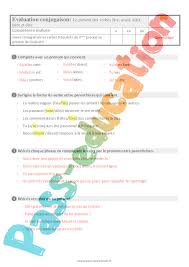 Exercices de conjugaison au cm1 faits par une institutrice. Bilan A Imprimer Pour Le Cm1 Sur Le Present Des Verbes Etre Avoir Aller Faire Et Dire Evaluation A Corriger