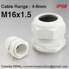 Wire Wholesale 100pcs Lot M16 1 5 Plastic Cable Glands Sizes