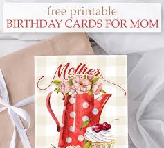 Cute unicorns free printable card for mom. Free Printable Birthday Cards For Mom Print Pretty Cards