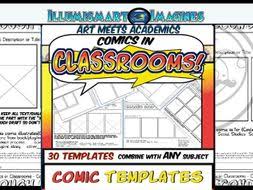 Having illustrations alongside the written story helps them to better understand how a narrative. 30 Comic Book And Comic Strip Templates Graphic Novels Visual Notes Teaching Resources
