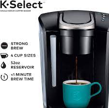 It operates with a premium water filter housed in a water filter handle to provide clean water brewing, which produces fresh. Amazon De Keurig K Select Single Serve K Cup Pod Kaffeemaschine One Size Matte Black