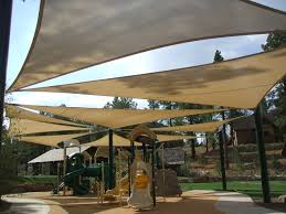 For shading very large spaces. Fabric Structure Shades Playground 6