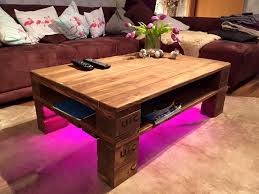 Rustic Pallet Coffee Table Led Lights Wooden Pallet Crafts Pallet Coffee Table Pallet Furniture
