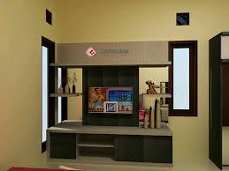Backdrop Tv Rak Tv Terbaru Di 2020 Ruang Tamu Rumah Minimalis Interior