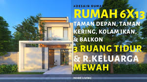 Denah kali ini memiliki tipologi memanjang dengan lebar efektif 6 meter dan panjang maksimal 25 meter. Home Living Desain Rumah Minimalis 6x13 Compact House Casa 6x13 Youtube