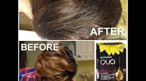 To dye your hair with carrot juice: Oil Based Dark Hair Color Quick Transformation Youtube