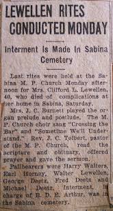 Evelyn L Deetz Lewellen Research Projects Last Rites Evelyn