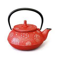 Iwachu Nanbu Cast Iron Teapot New Series Testubin Mari Red Made In Japan Takaski Com Tea Pots Cast Iron Tea Pot Cast Iron