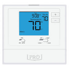 An air conditioner is a system or a machine that treats air in a defined, usually enclosed area via a refrigeration cycle in which warm air is removed and replaced with cooler air. Pro1 Iaq T721 Non Programmable Thermostat 2 H 1 C Wall Mount Hardwired Battery Walmart Com Walmart Com