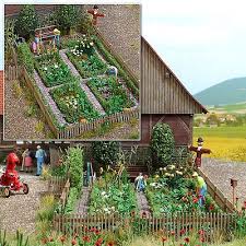 Parts And Accessories 180314 Busch Garden Allotment 1254 Ho And Oo Scale Buy It Now Only 36 On Ebay Parts Model Trains Trains For Sale Model Railroad