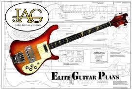 Plan To Build Rickenbacker 4001 Bass Guitar By Jaguitars Guitar Rickenbacker Bass Bass Guitar
