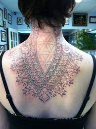 My Back Tattoo Flower Of Life Sacred Geometry Bad Boys Tattoo Webster Tx Artist Dustin T Flower Of Life Sacred Geometry Tattoo Back Of Neck Tattoo