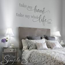 Take My Hand Take My Whole Life Too Romantic Elvis Presley Wall Decal Chic Bedroom Design Romantic Wall Decor Bedroom Decor