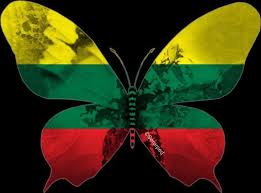 Lietuvos vėliava) consists of a horizontal tricolor of yellow, green, and red. Lithuanian Flag Lietuva Veliavia Lithuania Drugelis Butterfly Lietuvos Veliava Lithuanian Flag Lithuania Flag Lithuanian