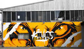 Kings Academy Gym Mural On Behance In 2021 Gym Art Mural Mural Art