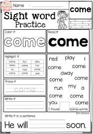 These Are Free Samples From My Sight Word Practice Bundle These Sight Word Practice Pages Are Per Word Practice Sight Word Practice Sight Words Kindergarten