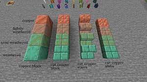 The block of copper is a decorative block that oxidizes over time, gaining a verdigris appearance. Top 5 Uses Of Copper In Minecraft