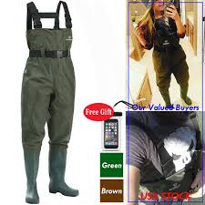 Hisea Neoprene Chest Wader Waterproof Insulated Rubber Boots