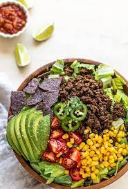 Healthy Elk Taco Salad A Recipe To Use Up Ground Elk Meat Recipe Healthy Meat Recipes Ground Elk Recipes Whole 30 Recipes
