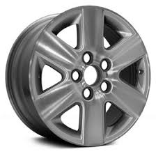 This is an aluminum wheel with a diameter of 17 and a width of 6.5. 2005 Toyota Sienna Replacement Factory Wheels Rims Carid Com