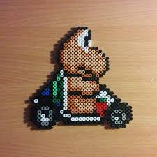 Koopa Mario Kart Hama Beads By Tomaz82 Perles Hama Perle Hama Mario Hama Mario