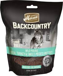Merrick Backcountry Wild Prairie Real Turkey Amp Sweet Potato Patties Dog Treats Feature A Hearty Woo Dog Treats Grain Free Chicken Jerky Natural Dog Treats