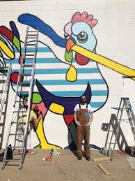 Image Artworks Yoyo Ferro Goetz Alley Plough Alley Photo By Rachel Rothstein Atlanta Artist America Art Artwork Painting