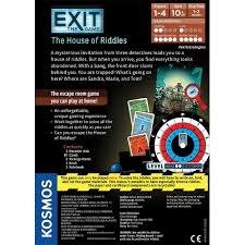 If will follow you for 1000 miles but not miss home. Exit The House Of Riddles At Home Escape Room Game Beginner Level Thames Kosmos