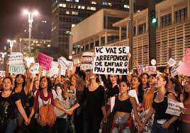Foi aprovada uma lei que garante uma. Mulheres Na Paulista Contra O Estupro Claudia