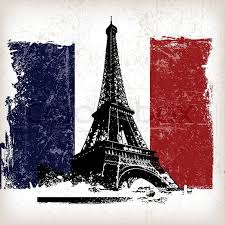 Eiffel tower france flag tower french paris europe travel famous european capital culture tourism. Illustration Eiffel Tower Over France Stock Vector Colourbox