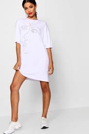 Scribble Face Oversized T Shirt Dress Boohoo Whatever you fancy, discover your favourites at new look. scribble face oversized t shirt dress boohoo