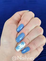 Good variant for sweater weather and winter holidays! My Winter Themed Nails Redditlaqueristas