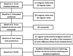 flow chart describing the types of items used across the pre