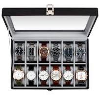Amazon.com: GUKA Watch Box, 12 Slot Watch Case with Large ...