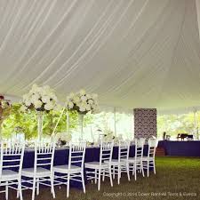 Tent Fabric Draping Navy And White Wedding Chiavari Chairs Tented Wedding Decor By Dover Rent A Tent Wedding Wedding Rentals Eastern Shore Maryland Wedding