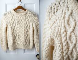 Each bobble or popcorn has a puffed texture that makes a fun border, but also adds warmth and thickness when grouped. Vintage Wool Fisherman S Hand Knit Pullover Sweater With Popcorn Stitch Size S