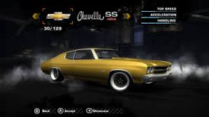 A quick rev of the engine lets you know this car demands to be driven. Need For Speed Most Wanted Car Showroom Rasierer S 1970 Chevrolet Chevelle Ss 454 Nfsaddons