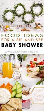 Or you can punch it up. Sip See Baby Shower Ideas With Bento Picnic Food Mint Event Design