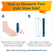 Boys Shoe Sizes Chart How To Measure Guide