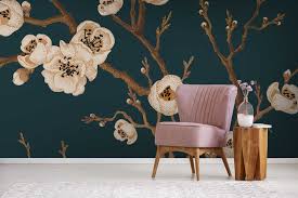 Maybe you would like to learn more about one of these? Blue Japanese Floral Wall Mural Feathr Wallpapers
