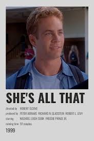 So when something genuinely innovative comes along, well, hello, let's celebrate that. She S All That Polaroid Poster In 2021 Movie Posters Minimalist Film Posters Minimalist Movie Poster Wall