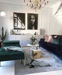 Combining White Walls With Deep Dark Colour Furniture Interior Design Living Room Area Decor Ide Interior Design Living Room Apartment Decor Room Inspiration
