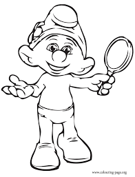 Pictures of smurfs 3 coloring pages and many more. Vanity Is One Of The Main Characters Of The Smurfs 2 Movie He Is Obsessed With His Own Beauty Have Fun Coloring T Coloring Pages Disney Coloring Pages Smurfs