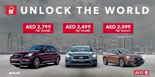 Make your reservation in advance and enjoy a wide selection of cars, extra's and services. Avis Car Rental Uae On Twitter Unlock The New Offers On Infiniti Q30 Q50 Qx50 30 000 Km 13 Months 13 Months Lease Contract Full Insurance Value Added Tax Vat Of 5 Will Be Https T Co Ggv2jzoki2 Stock
