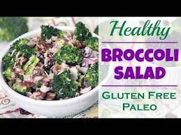 Creamy Broccoli Salad Recipe Gluten Free And Paleo Friendly Kayla Chandler Paleo Gluten Free Creamy Broccoli Salad Recipe Broccoli Salad