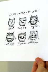 The badass caffeinated cat loves his brew and his favorite color, purple! Coffee And Cat Lovers Gifts Coffee Notebook Quote Sign Etsy Coffee Lover Gifts Coffee Chart Buy Coffee Beans