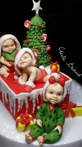 French Babies Bebe Francais Gateau D Hiver Bebe Noel