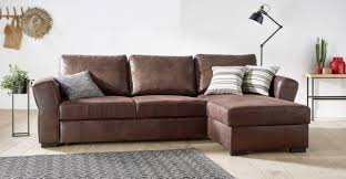 Canape Convertible Meridienne Reversible Casablanca Tissu Gobi Marron 4 Canape Angle Convertible Canape Angle Canape Vintage