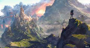 Castle Atec Concept Artist Fantasy Art Landscapes Fantasy City Fantasy Art